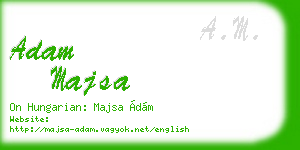 adam majsa business card